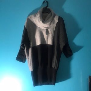 Fashion Bug Grey Color block Sweater size Medium
